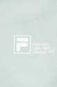 Fila t-shirt bawełniany FAW0450 turkusowy