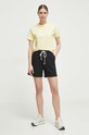 Fila tricou din bumbac FAW0452 galben AW24