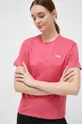 różowy Fila t-shirt bawełniany Biendorf