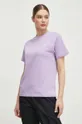 фіолетовий Бавовняна футболка Fila