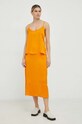 Блузка American Vintage WID07HE23 помаранчевий SS23