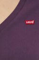 Βαμβακερό μπλουζάκι Levi's 85341.0041 μωβ