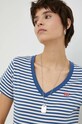 Памучна тениска Levi's 85341.0043 син