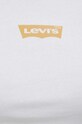 Βαμβακερό μπλουζάκι Levi's A3523.0014 λευκό