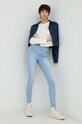 Βαμβακερή μπλούζα με μακριά μανίκια Levi's A4929.0000 λευκό SS23