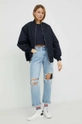 Levi's longsleeve granatowy