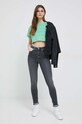 Calvin Klein Jeans pamut póló J20J221048.PPYX zöld SS23