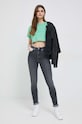 Calvin Klein Jeans pamut póló J20J221048.PPYX zöld SS23