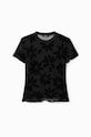 Desigual t-shirt 23SWTK85 czarny