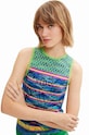 Дитячий топ Desigual 23SWTKBC барвистий SS23