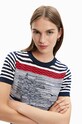Desigual tricou din bumbac 23SWTKBM multicolor SS23