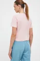 Βαμβακερό μπλουζάκι Kappa 313021 ροζ SS23