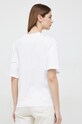 Odjeća Pamučna majica Sisley 3LANW100J.101 bijela