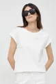 λευκό Βαμβακερό μπλουζάκι Pennyblack Orgoglio