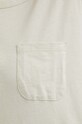 Sisley t-shirt bawełniany 3096L104B.14Z beżowy
