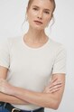 Хлопковая футболка United Colors of Benetton бежевый 3GA2E16A0.152.