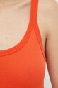 United Colors of Benetton top bawełniany 3GA2E8397.3T5 pomarańczowy