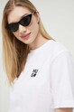 HUGO tricou din bumbac alb 50489198