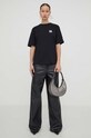 HUGO tricou din bumbac 50489198 negru SS24