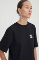 HUGO t-shirt bawełniany 50489198 czarny