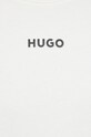 Хлопковая футболка HUGO 50497682 бежевый