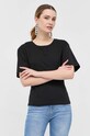 Îmbrăcăminte Pinko tricou din bumbac 100638.A0MZ negru