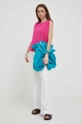 Βαμβακερό Top United Colors of Benetton 3096D1049.02A ροζ SS23