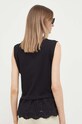 Ρούχα Top United Colors of Benetton 3PQYD103Q.100 μαύρο