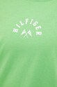 Хлопковая футболка Tommy Hilfiger S10S101678.PPYX зелёный