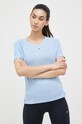 Tričko Tommy Hilfiger s elastanem modrá S10S101677.PPYX