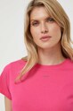 Pinko t-shirt bawełniany różowy 100373.A0KP