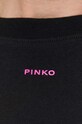 Bombažna kratka majica Pinko 100373.A0KP črna