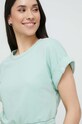 Футболка лаунж United Colors of Benetton regular зелёный 31NB3M03H.34P