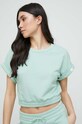 Футболка лаунж United Colors of Benetton зелёный 31NB3M03H.34P