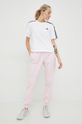 adidas t-shirt bawełniany Essentials HR4915 biały SS23