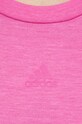 adidas Performance tricou de antrenament Train Icons HS2356 roz