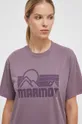 fioletowy Marmot t-shirt