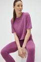 фиолетовой Футболка для тренинга Calvin Klein Performance Essentials Женский