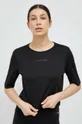 μαύρο Μπλουζάκι προπόνησης Calvin Klein Performance Essentials Γυναικεία