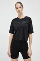 črna Kratka majica za vadbo Calvin Klein Performance Pride Ženski