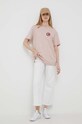 Colmar tricou din bumbac 8627.6SH roz SS23