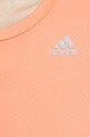 adidas Performance t-shirt do biegania Fast HR5700 pomarańczowy