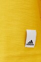 adidas t-shirt bawełniany HZ1608 żółty