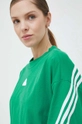 zelena Bombažna kratka majica adidas