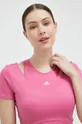рожевий Тренувальна футболка adidas Performance HIIT Жіночий