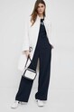 Хлопковая футболка Tommy Hilfiger WW0WW37864.PPYX тёмно-синий SS23