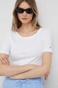 Tričko Tommy Hilfiger bílá WW0WW37866.PPYX