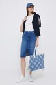 Bavlněné tričko Tommy Hilfiger WW0WW37860.PPYX bílá SS23