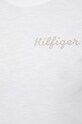 Bavlněné tričko Tommy Hilfiger WW0WW37860.PPYX bílá