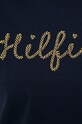 Βαμβακερό μπλουζάκι Tommy Hilfiger WW0WW38692.PPYX σκούρο μπλε